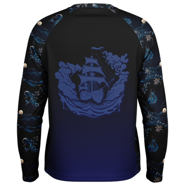 Chokefish™ Long Sleeve Every Day All Weather Trees&Boats Shirt Men's-017-Special-Edition